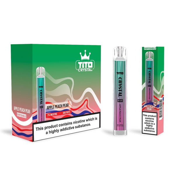 Tito Crystal Bar 600 Wegwerp Vape (Doos van 10)
