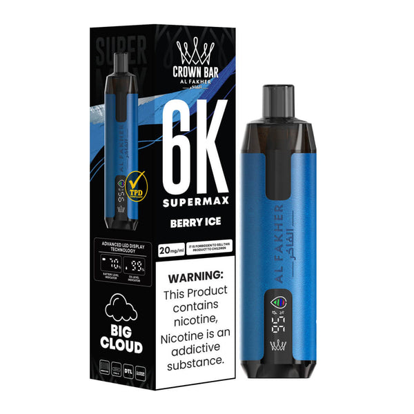 Al Fakher Supermax 6000 Puffs Disposable Vape (Box of 10)