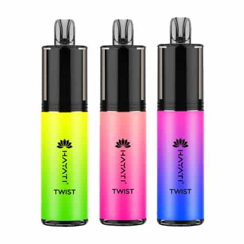 Hayati Twist 5000 Wegwerp Vapes (Doos van 10)