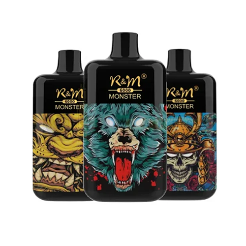 RandM Monster 6000 Wegwerp Vapes (Doos van 10)